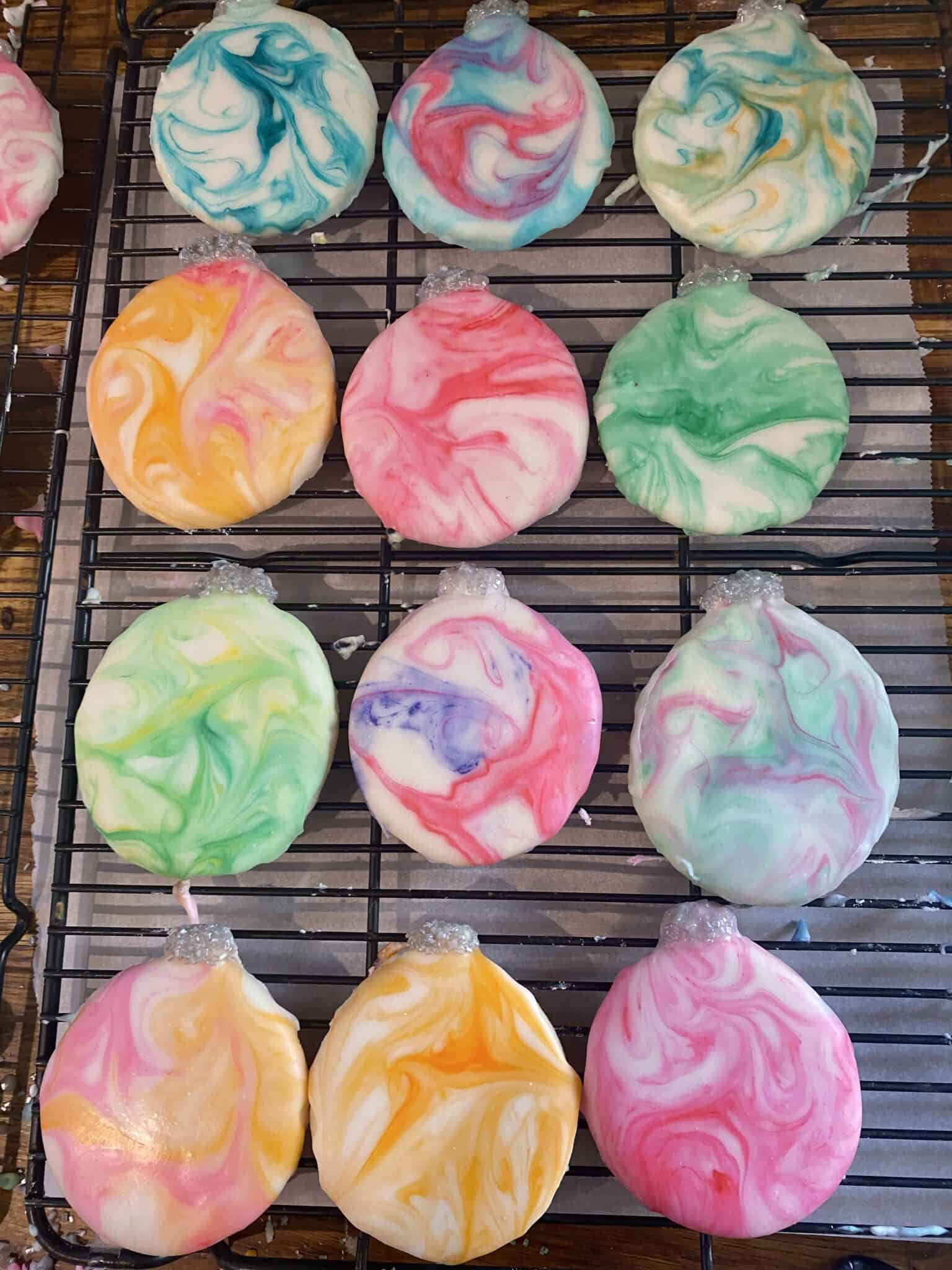 Christmas Ornament Sugar Cookies